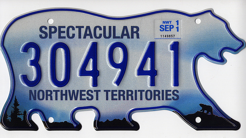 plat mobil kanada beruang